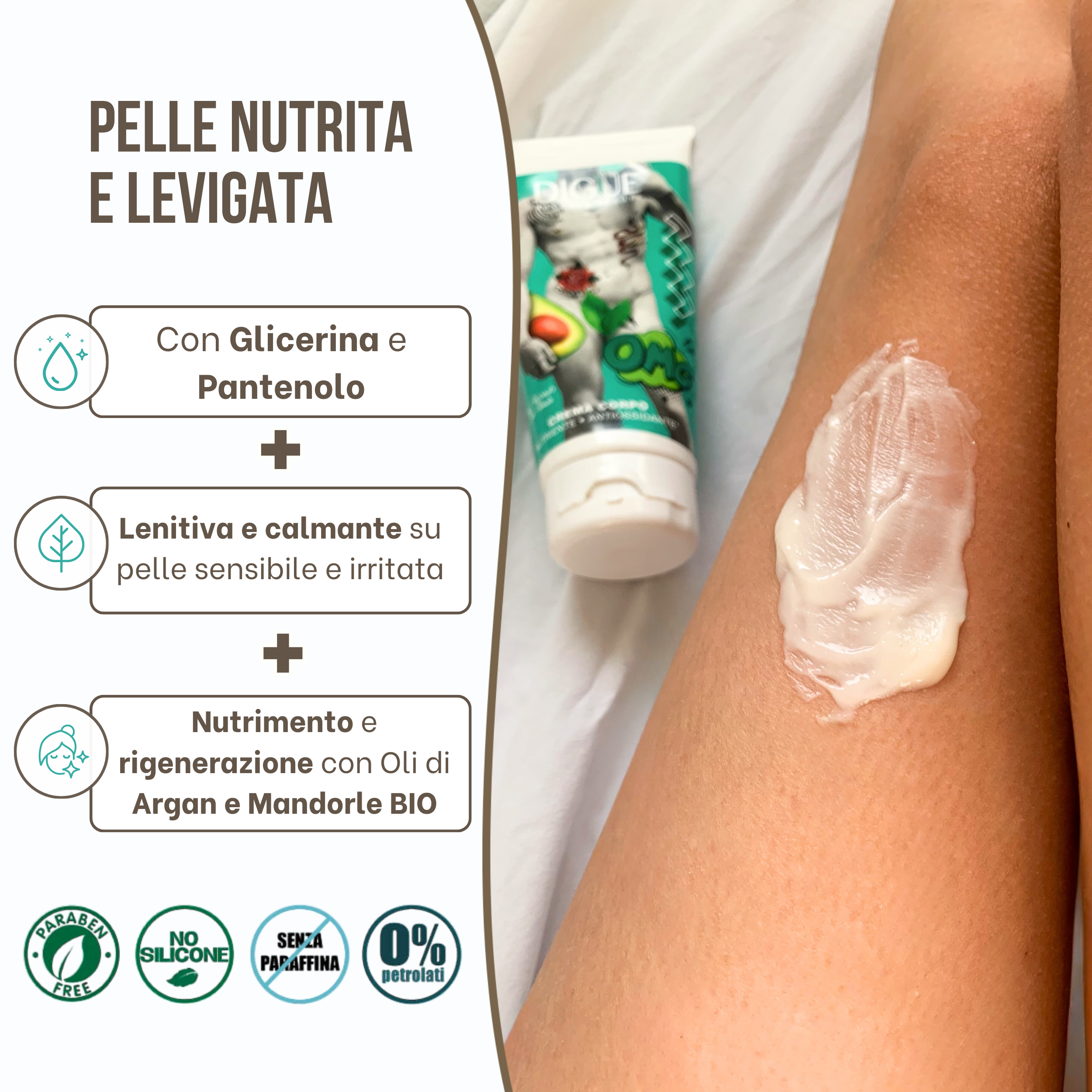 Crema Corpo Bio Superfood - Trattamento Nutriente, Idratante e Antiossidante per pelle normale, secca e sensibile - 200 ml Made in Italy