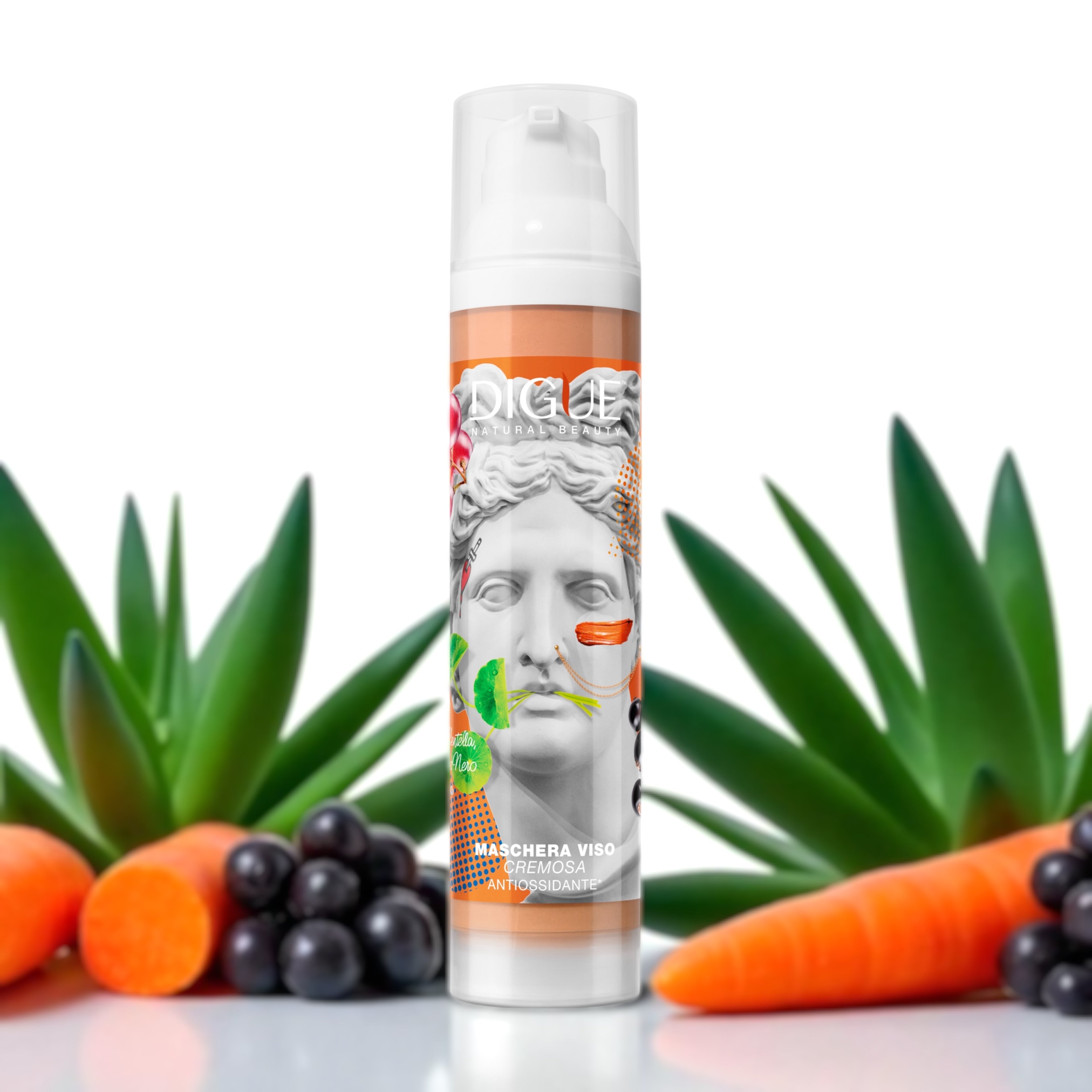 Maschera Viso Bio Antiossidante - Trattamento Nutriente e Idratante per pelle Matura e Spenta