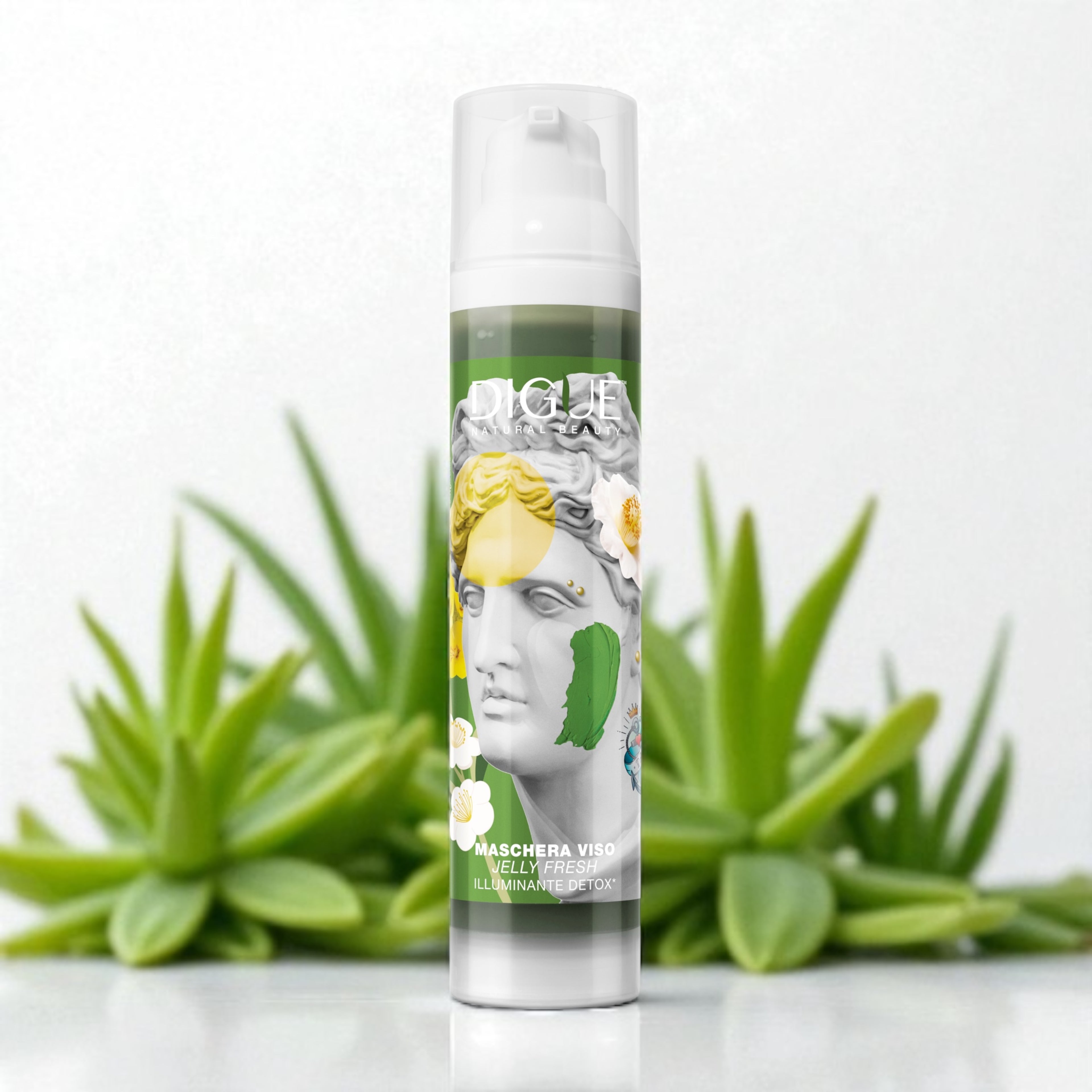 Maschera Viso Bio Illuminante e Detox | Cura la Pelle Irritata, Punti Neri e Acne