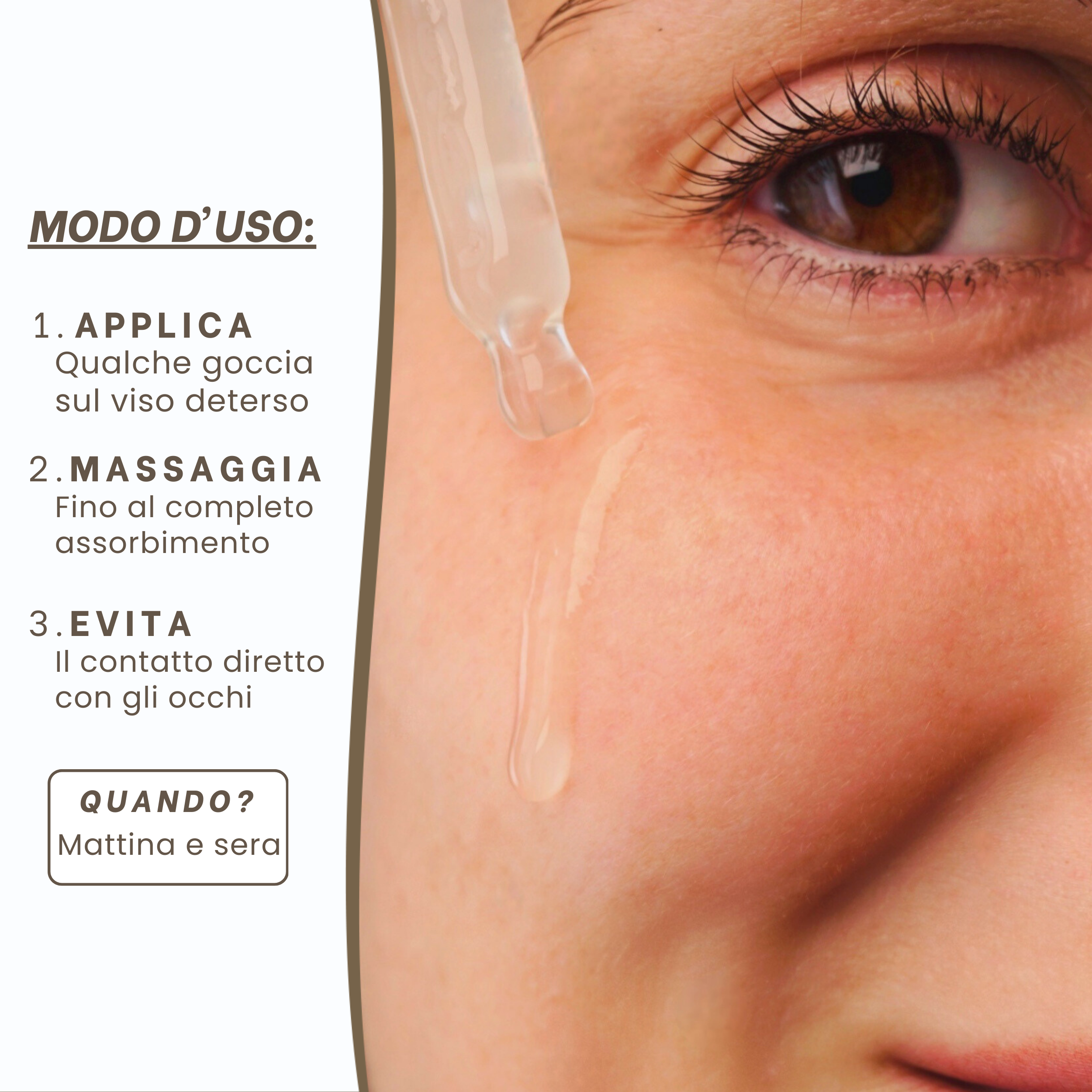 Siero Viso Bio Antiage, Antirughe e Lenitivo - Trattamento Superfood per Pelle Irritata e Acneica