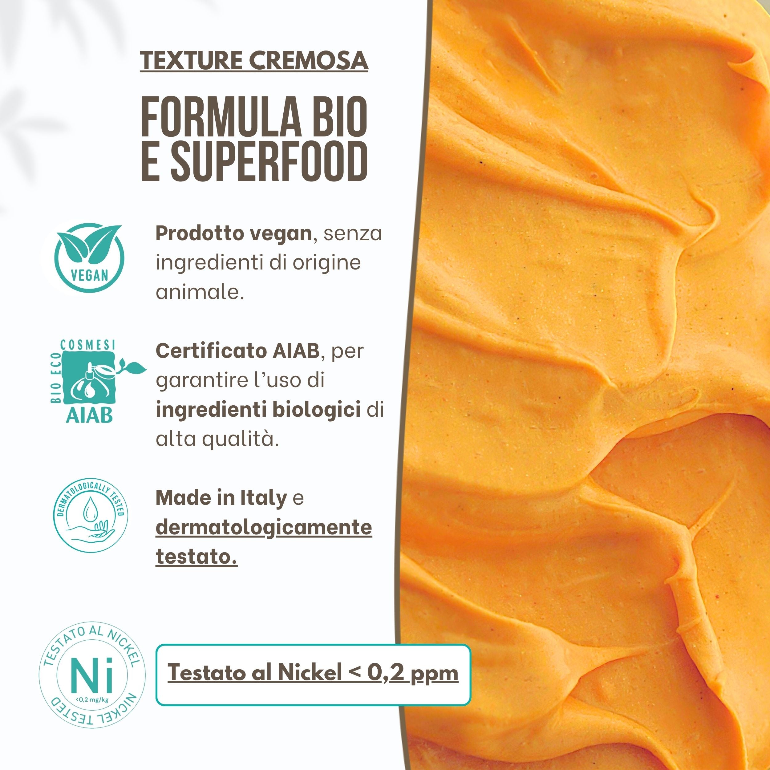 Maschera Viso Bio Gold AntiAge - AntiMacchie - Effetto Schiarente su Discromie