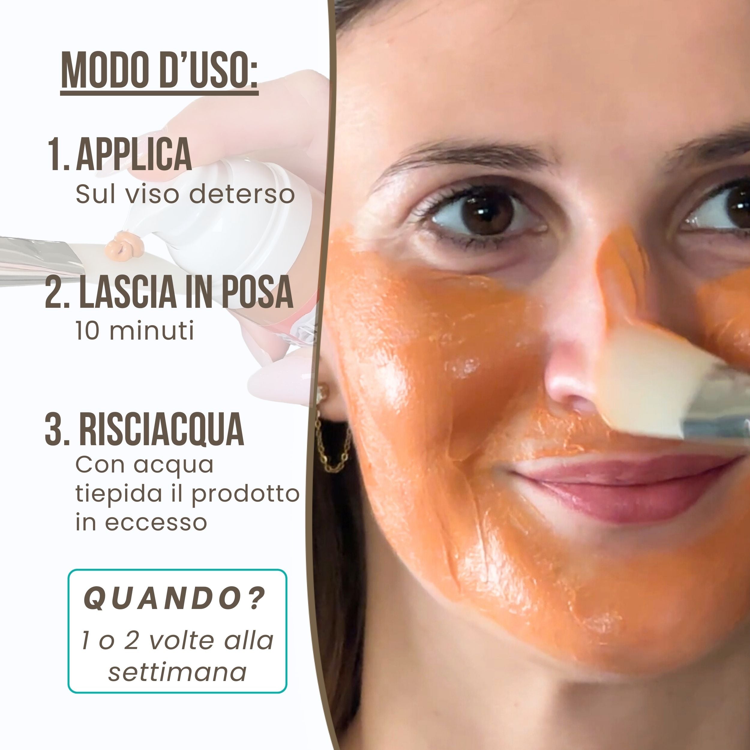 Maschera Viso Bio Antiossidante - Trattamento Nutriente e Idratante per pelle Matura e Spenta