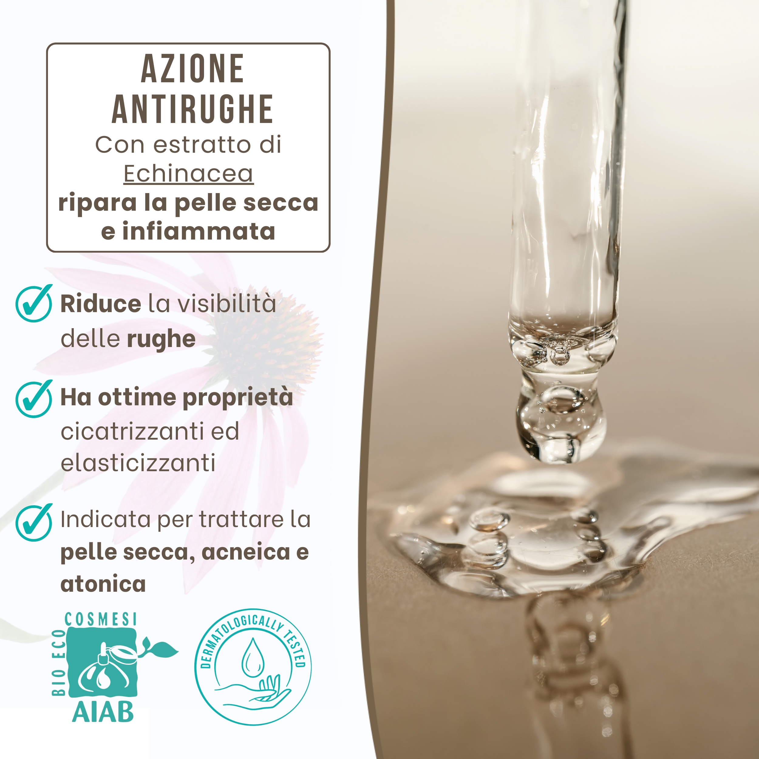 Siero Viso Bio-attivo Effetto Lift con Acido Ialuronico
